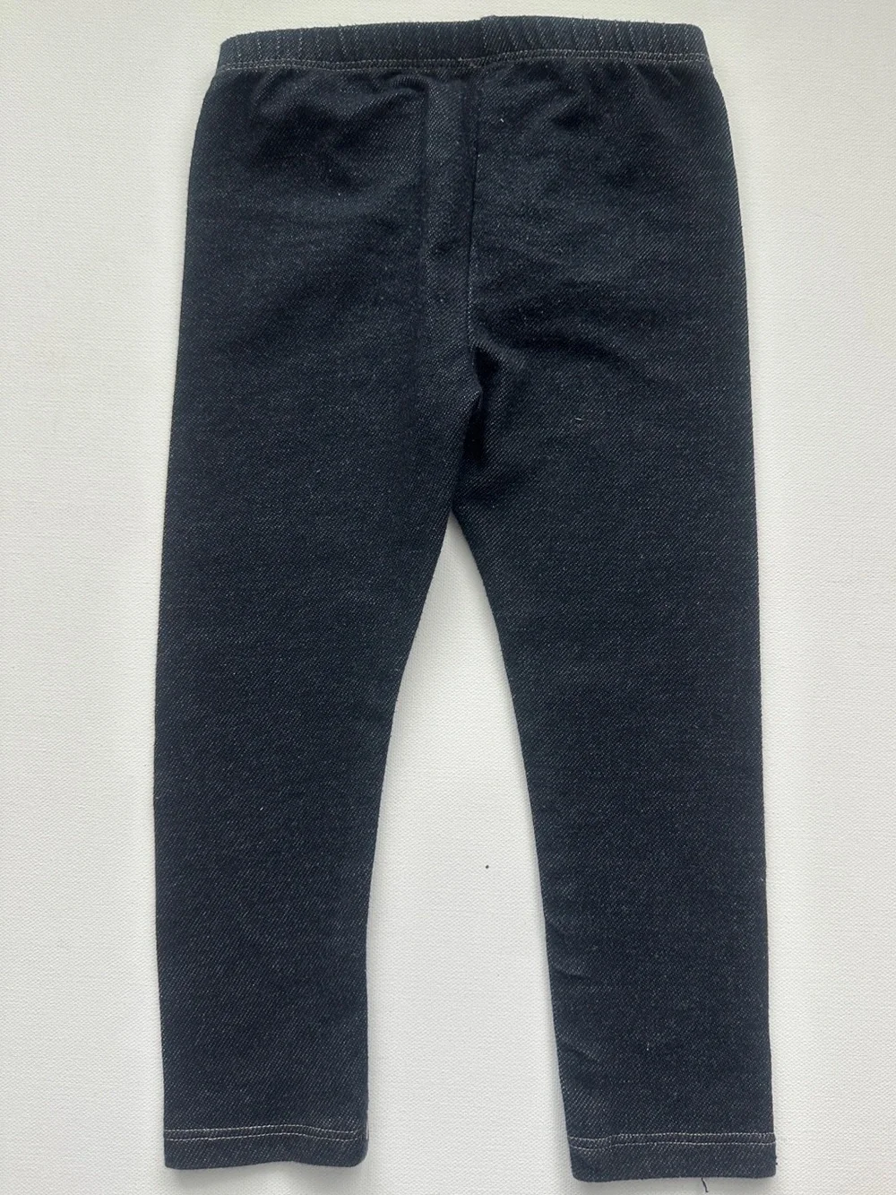Simple Joys girl’s dress with Navy Bow Accent and Cat & Jack pants. Size 3T.